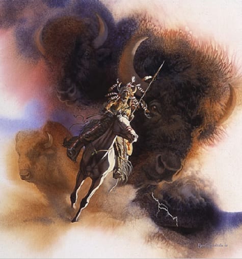 Runs with Thunder by Bev Doolittle