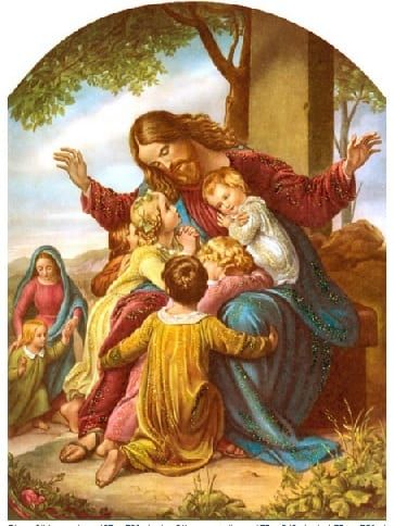 Project Timothy looks to Christ's example as the one to follow. Jesus and the Little Children by Vogel von Volgelstein