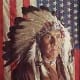 Chester Medicine Crow His Father's Flag