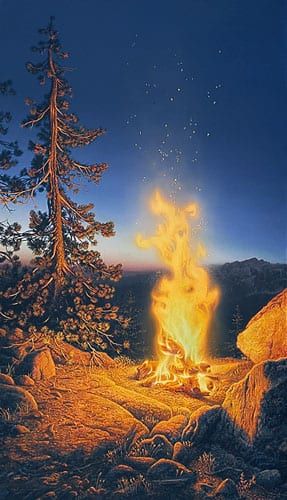 Sunset Fire - Stephen Lyman