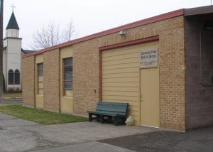 Unobtrusive from the outside, the Dayton Community Food Bank houses an array of products within