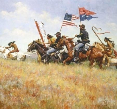 Flags on the Frontier - Howard Terpning, Museum