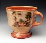 earthenware ceramic terra cotta painted mug mary briggs