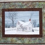 farmhouse winter country quilt landscape catherine little