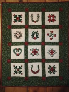 baltimore albumn quilting embroidered wall hanging patricia bennett christmas fabric art