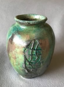 green raku pottery fired dennis zupan artist teacher