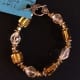 Clear and Gold Bracelet