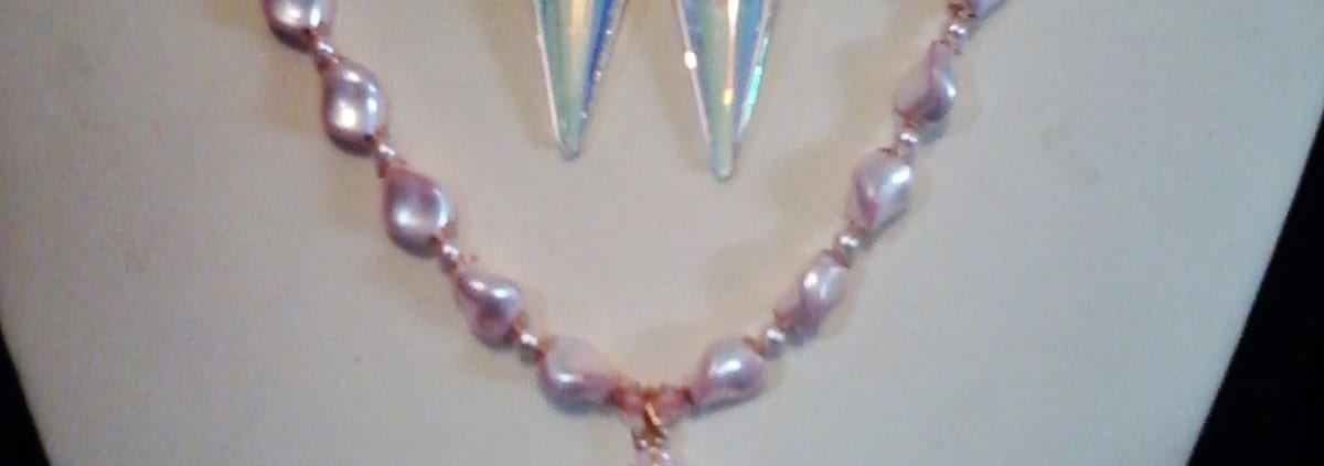 bridal jewelry necklace earrings bling sharon demaris