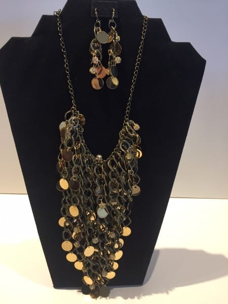Necklace & Earrings - Copper Design