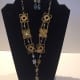 Necklace & Earrings Set - Copper Flowers