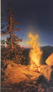 sunset fire stephen lyman beach campfire humanity freedom