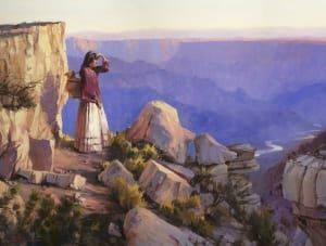 indian indigenous native american turning point steve henderson painting