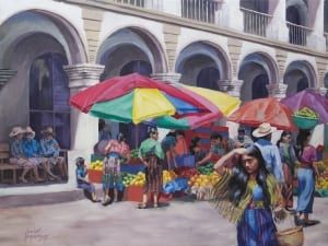 aititlan guatemala market people shopping communicating colorful art jordan henderson