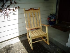 wood maple rocking chair furniture ron jackson