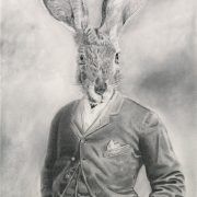 hare rabbit bunny victorian drawing keith harrop