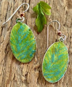 green copper unique earrings robin kahn