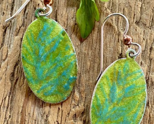 green copper unique earrings robin kahn